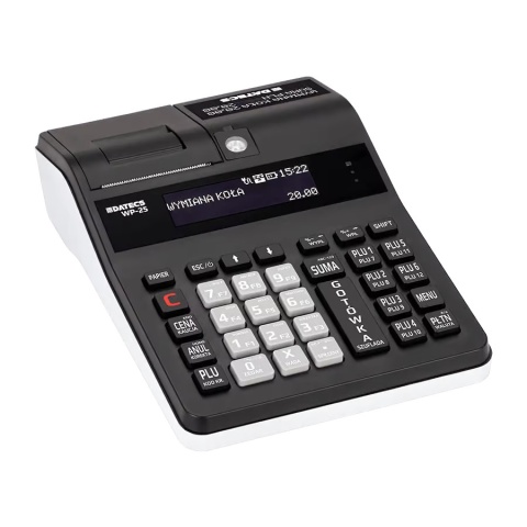 Zestaw Kasa Fiskalna DATECS WP-25 PLUS Online LAN WiFi GSM + Terminal Płatniczy + Kasetka + 10 Rolek