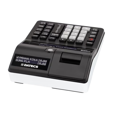 Zestaw Kasa Fiskalna DATECS WP-25 PLUS Online LAN WiFi GSM + Terminal Płatniczy + Kasetka + 10 Rolek
