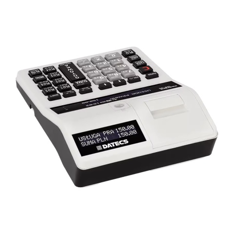 Zestaw Kasa Fiskalna DATECS WP-25 PLUS Online LAN WiFi GSM + Terminal Płatniczy + Kasetka + 10 Rolek