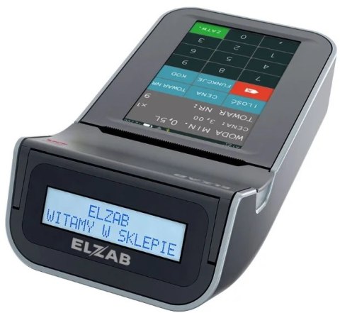 Zestaw Kasa Fiskalna ELZAB K10 Online BT WiFi + Terminal Płatniczy + Kasetka + 10 Rolek