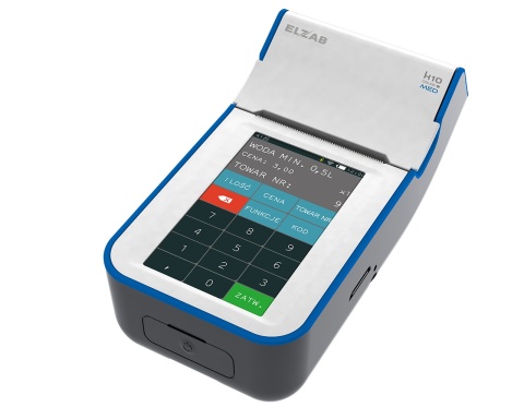 Zestaw Kasa Fiskalna ELZAB K10 Online BT WiFi + Terminal Płatniczy + Kasetka + 10 Rolek