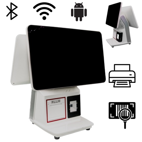 Terminal POS POSGEN NODAR Android stanowisko sprzedaży skaner drukarka komplet