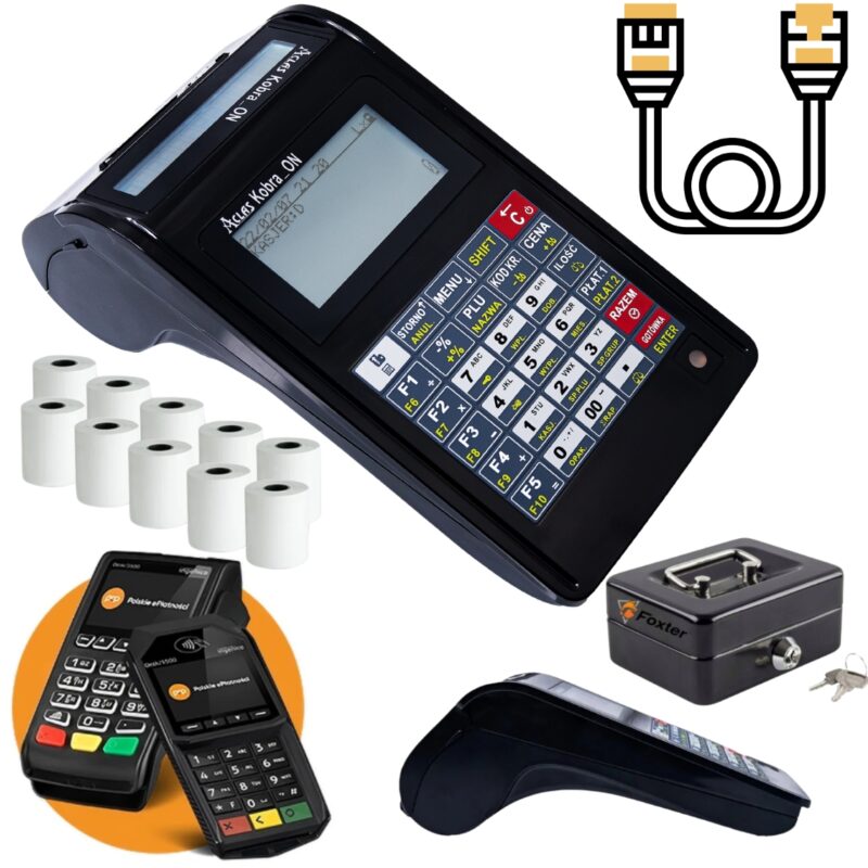 Kasa Fiskalna ACLAS Kobra_ON LAN/Wi-Fi/GSM z kartą opłaconą na 5 lat