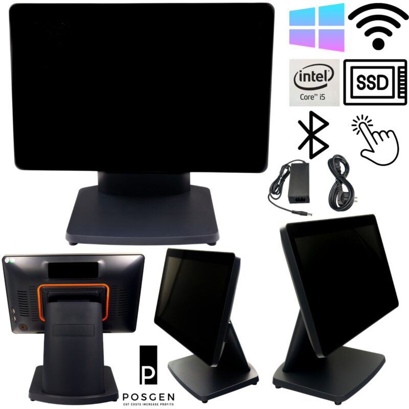 Terminal POS z dotykowym ekranem 15,6″ – POSGEN CRYSTAL All-in-One stanowisko sprzedaży Windows